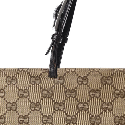 Gucci GG Monogram Large Shoulder Tote Dark Brown 11 of 13
