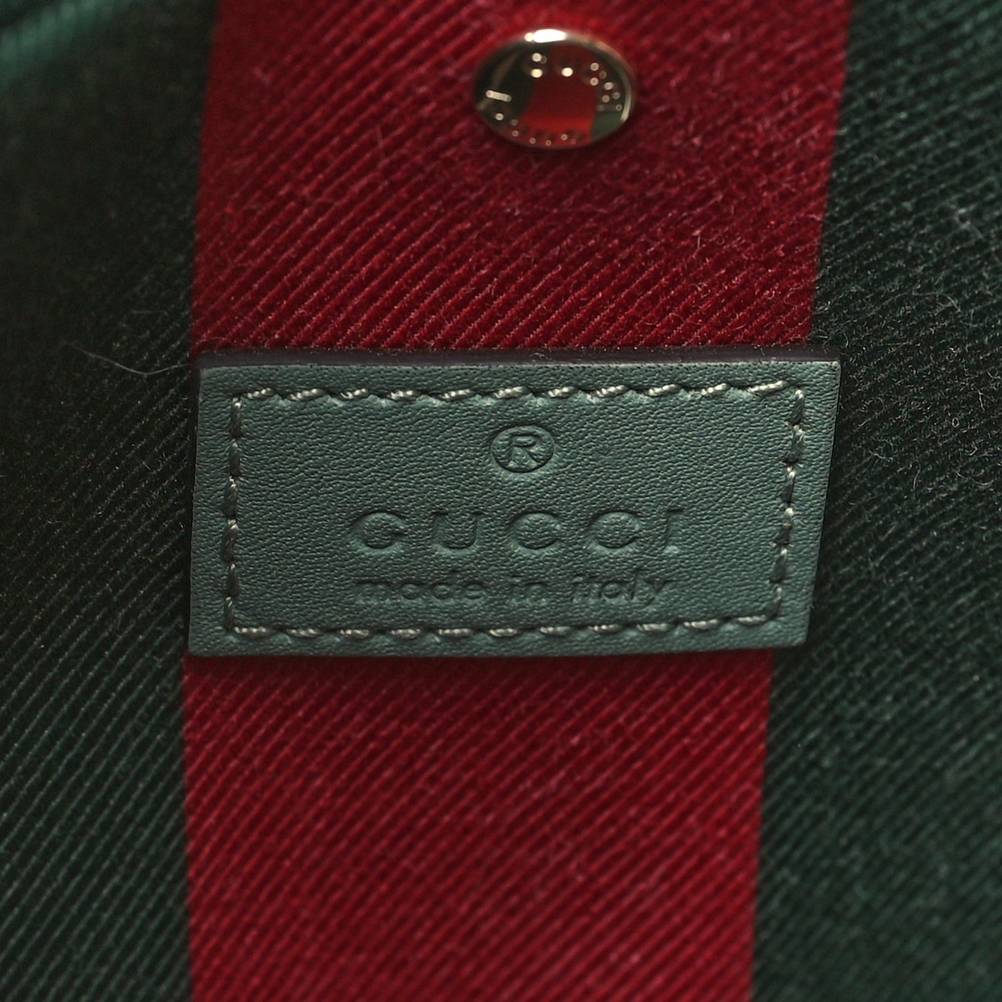 GG Supreme Monogram Emblem Small Shoulder Bag Sage Green
