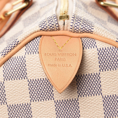 Louis Vuitton Damier Azur Speedy 30 6 of 8
