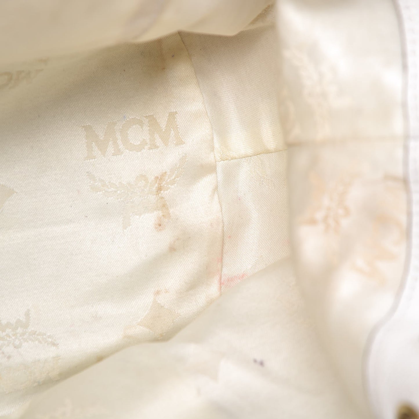 Visetos Drawstring Bag White