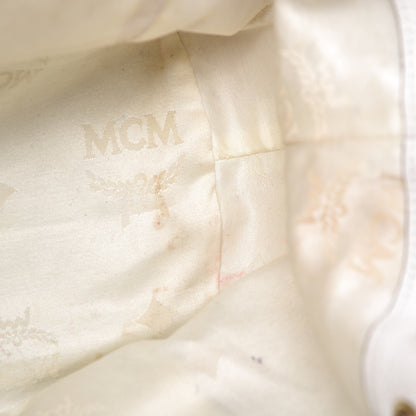 MCM Visetos Drawstring Bag White 11 of 21
