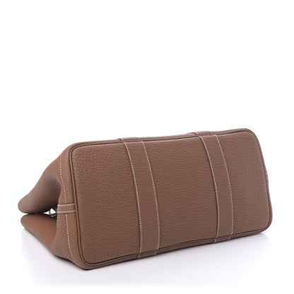 Hermes Vache Country Garden Pouch 36 MM Gold 4 of 11