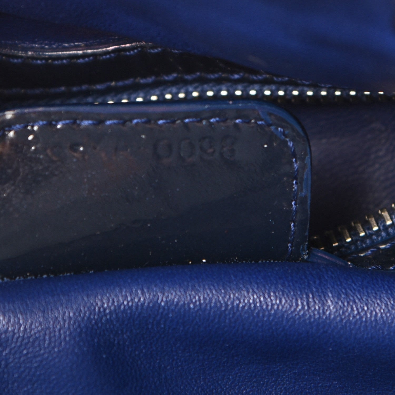 Christian Dior Patent Cannage Dior Soft Shopping Tote Blue 7 of 7