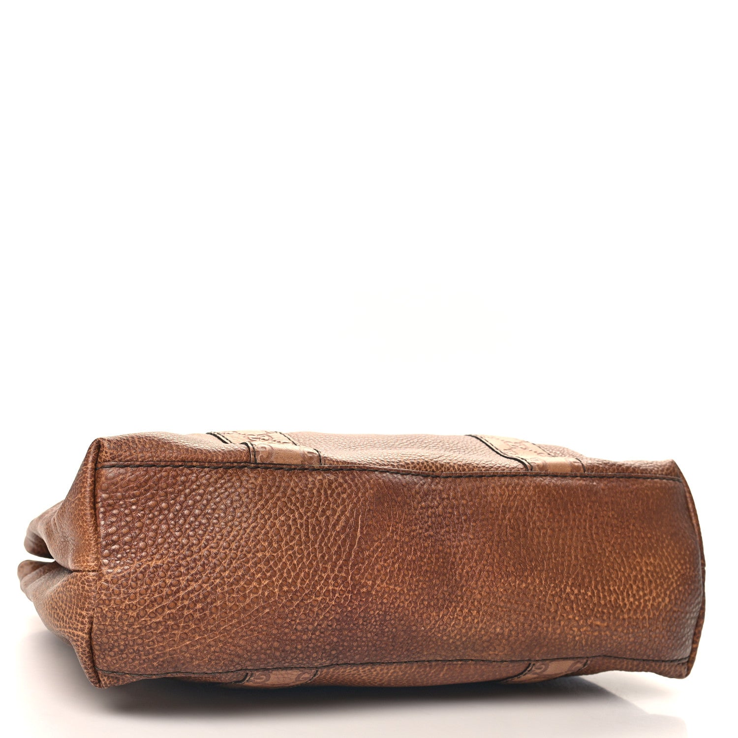 Gucci Calfskin Medium Bamboo Bar Tote Bag Brown 4 of 11