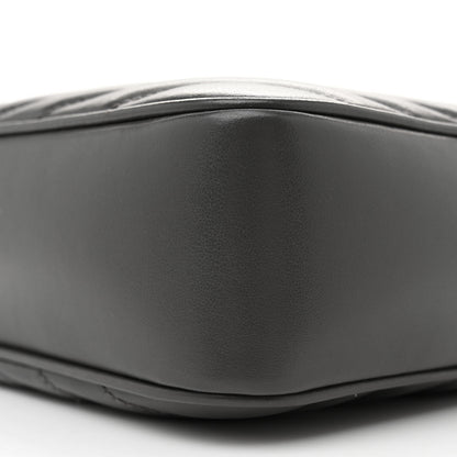 Saint Laurent Calfskin Matelasse Monogram Lou Camera Bag Storm 10 of 13