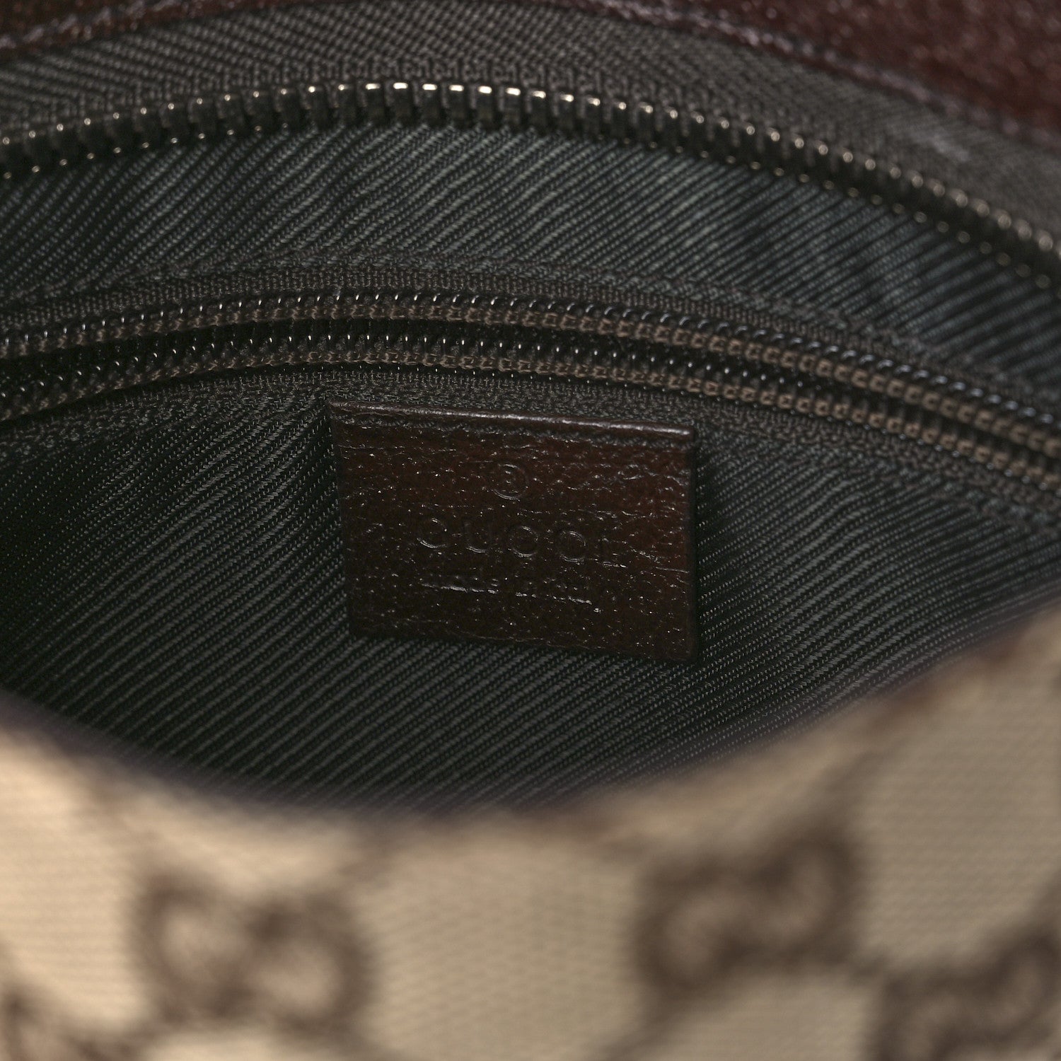 Gucci Monogram Flat Messenger Bag Dark Brown 5 of 12