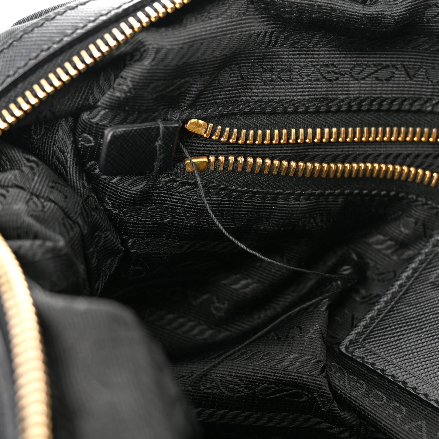 Nylon Animalier Boston Bag Black