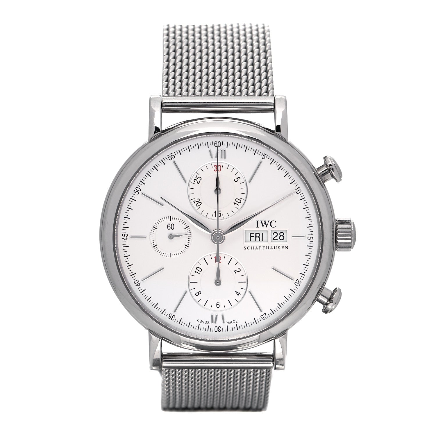 IWC Stainless Steel 42mm Portofino Chronograph Automatic Watch IW391009 1 of 6