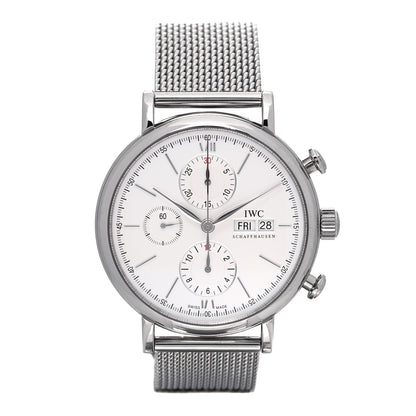 IWC Stainless Steel 42mm Portofino Chronograph Automatic Watch IW391009 1 of 6