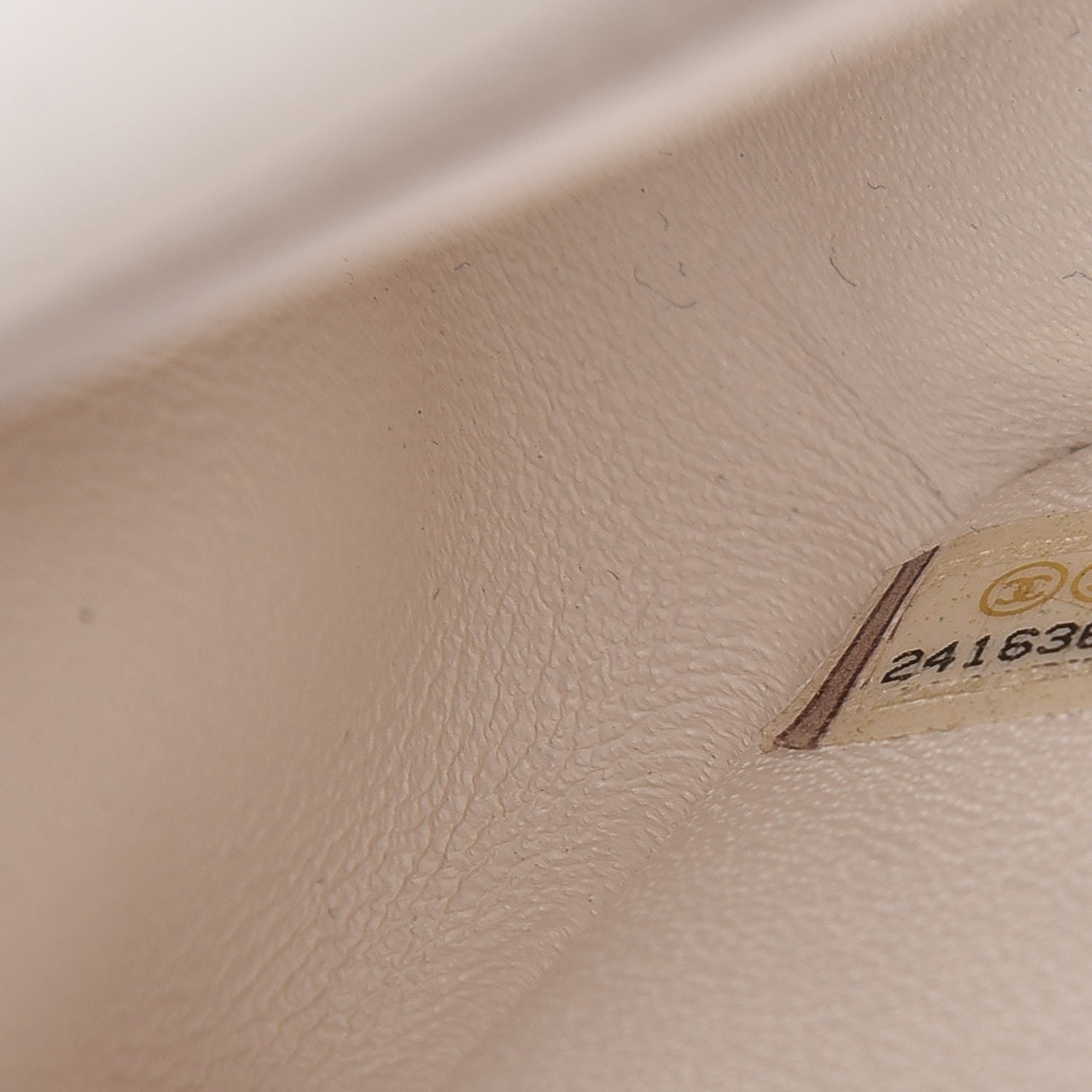 Chanel Crumpled Calfskin Quilted Mini Rectangular Flap White 7 of 8