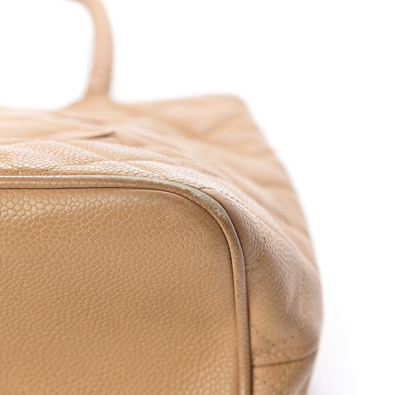 Chanel Caviar Quilted Medallion Tote Beige 10 of 13