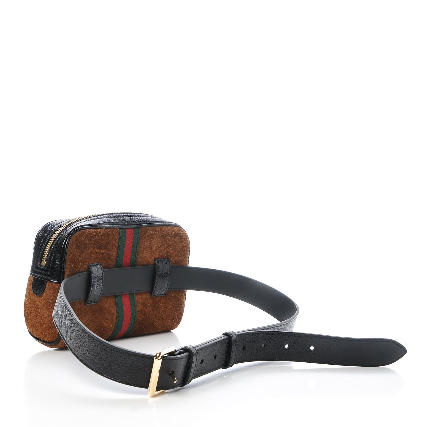 Gucci Suede Small Ophidia Belt Bag 95 38 Brown 3 of 8