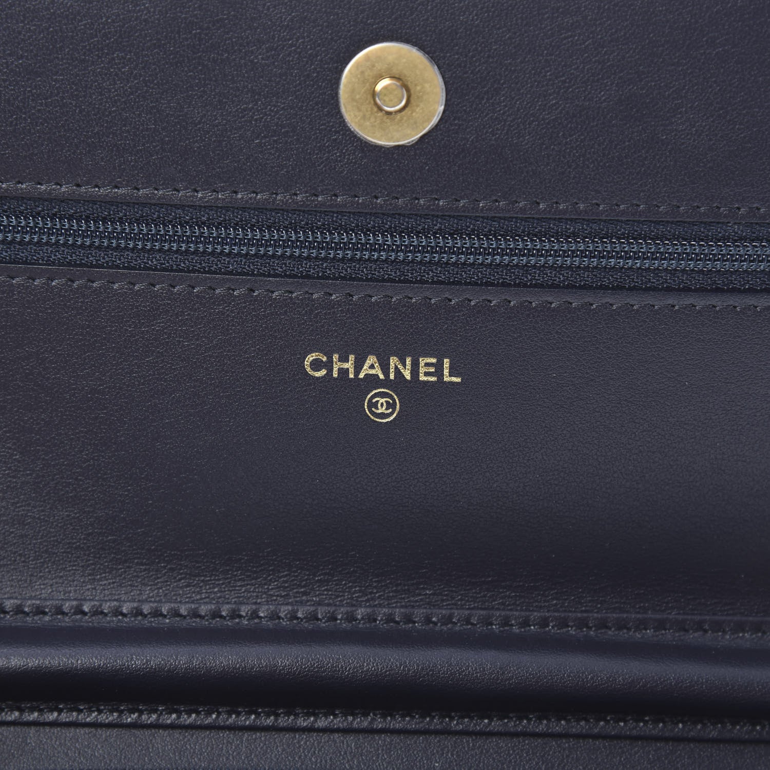 Chanel Tweed Quilted CC Wallet On Chain WOC Purple 5 of 13