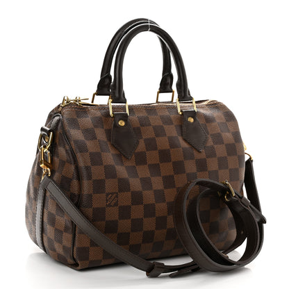 Louis Vuitton Damier Ebene Speedy Bandouliere 25 3 of 12