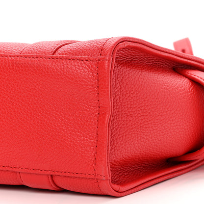 Marc Jacobs Grained Calfskin Small The Tote Bag Red 10 of 10