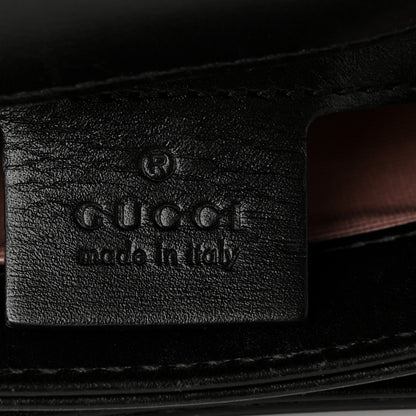 Gucci Vitello Palmellato Lux Small Arli Flap Shoulder Bag Black 6 of 10