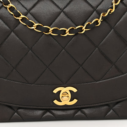 Chanel Lambskin Quilted Medium Single Flap Black 8 of 14
