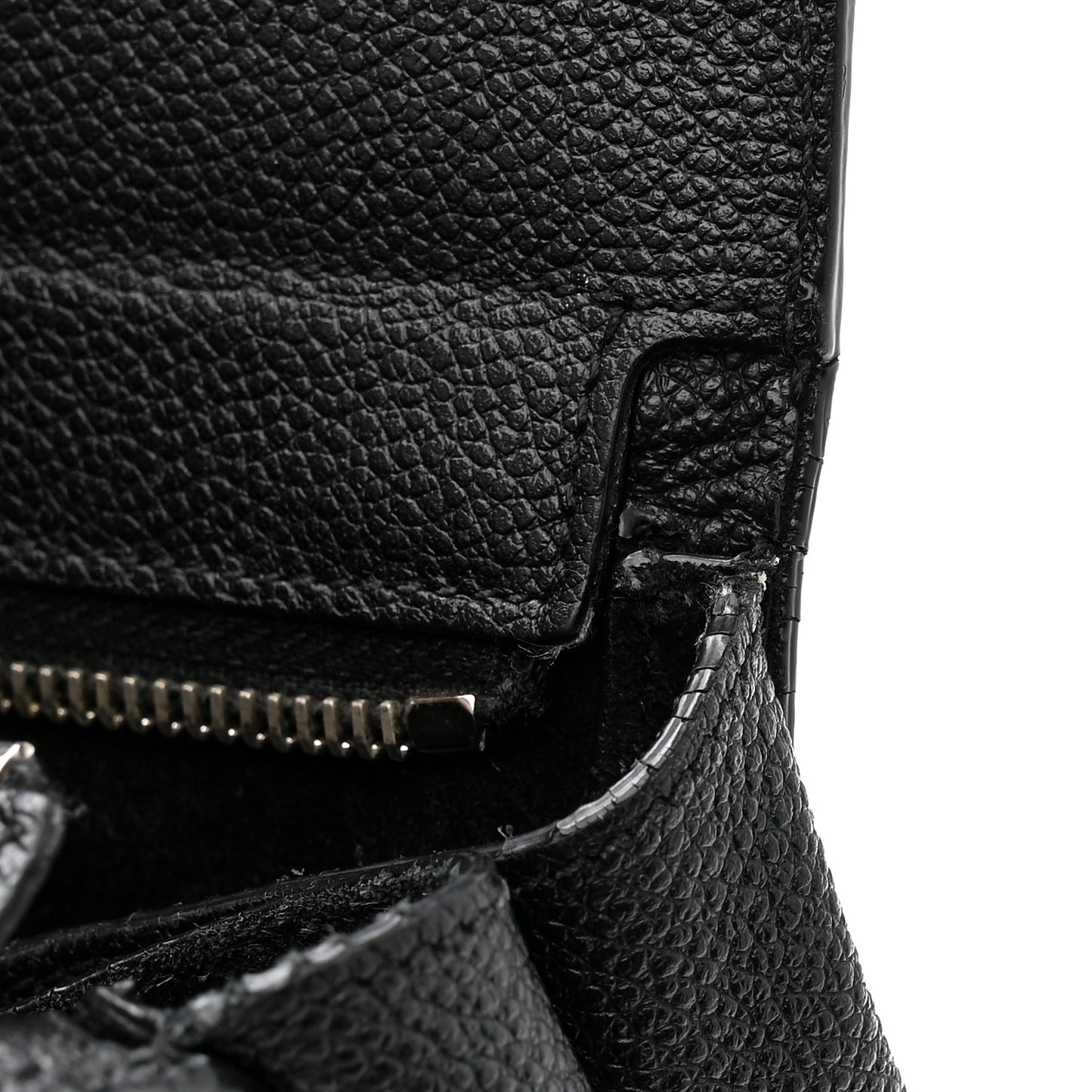 Grained Calfskin Medium Cabas Rive Gauche Black