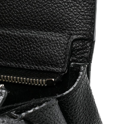 Saint Laurent Grained Calfskin Medium Cabas Rive Gauche Black 28 of 41
