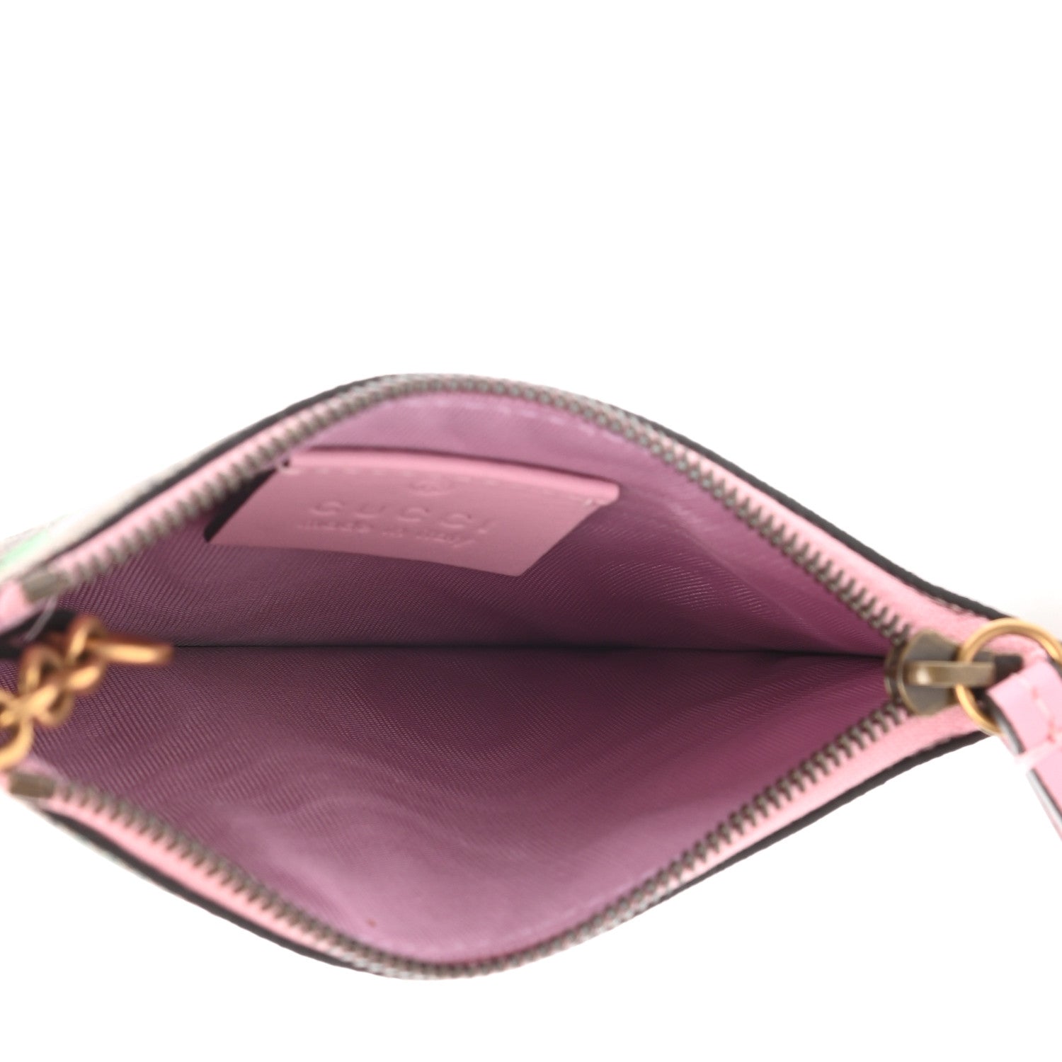 Gucci GG Supreme Monogram Strawberry Key Case 5 of 7