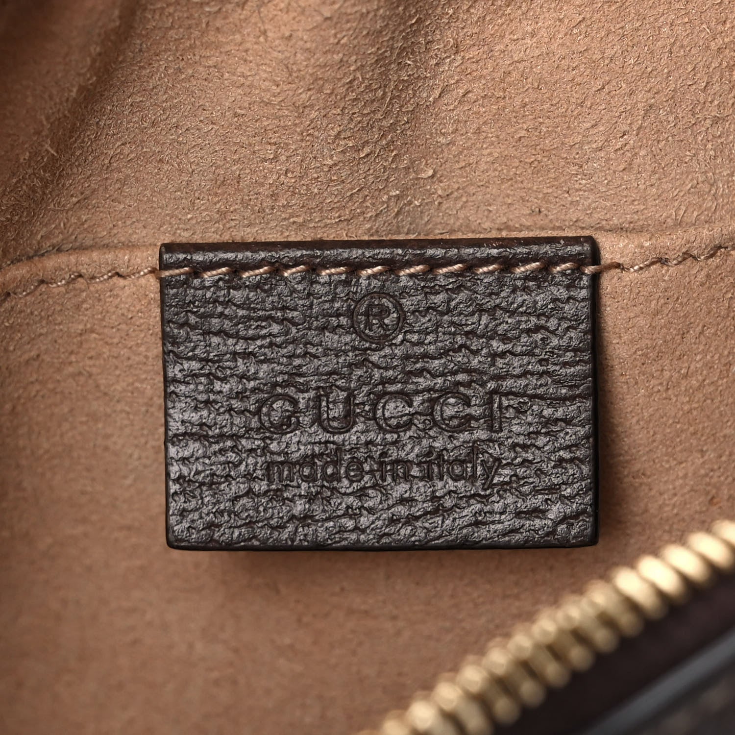 Gucci GG Supreme Monogram Web Mini Ophidia Shoulder Bag Brown 6 of 14