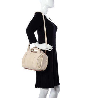 Alexander Wang Pebbled Lambskin Rockie Dune Rose Gold Hardware 3 of 9