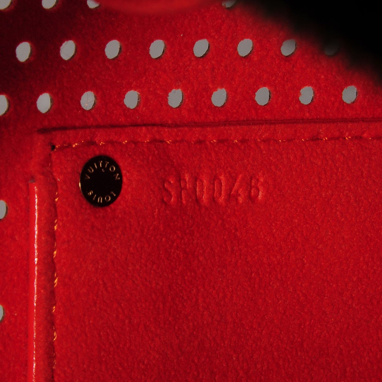 Monogram Perforated Speedy 30 Orange