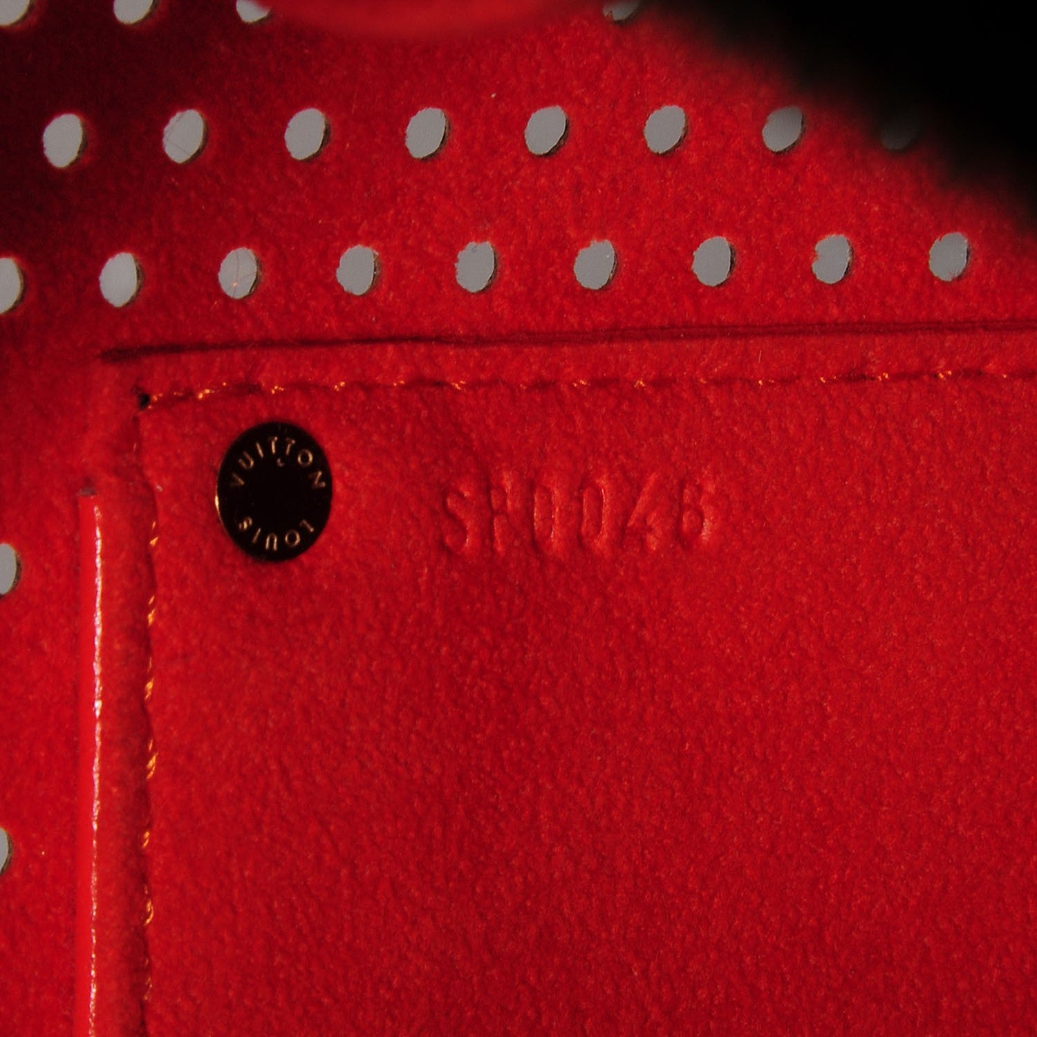 Louis Vuitton Monogram Perforated Speedy 30 Orange 6 of 7