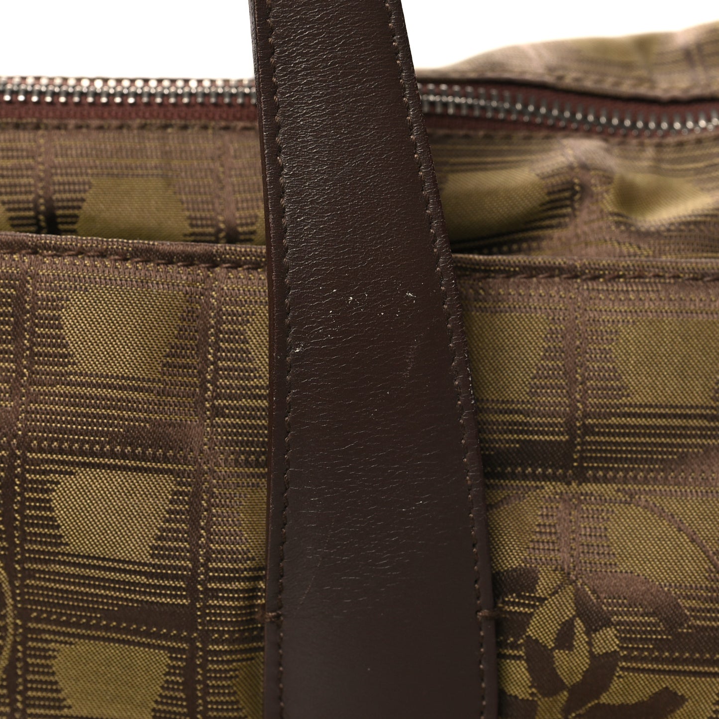 Nylon Travel Large Tote Khaki