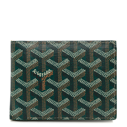 Goyard Goyardine Bi-Fold Victoire PM Wallet Green 1 of 10