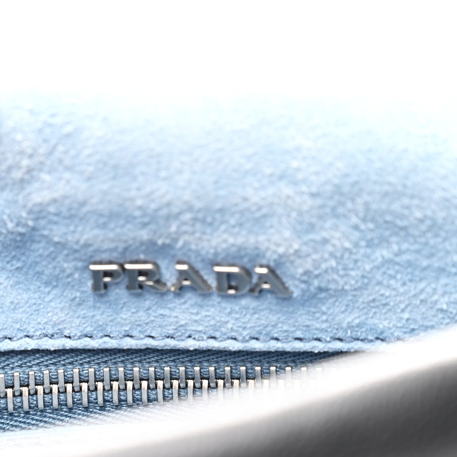 Prada Glace Calfskin Studded Etiquette Flap Black 6 of 10