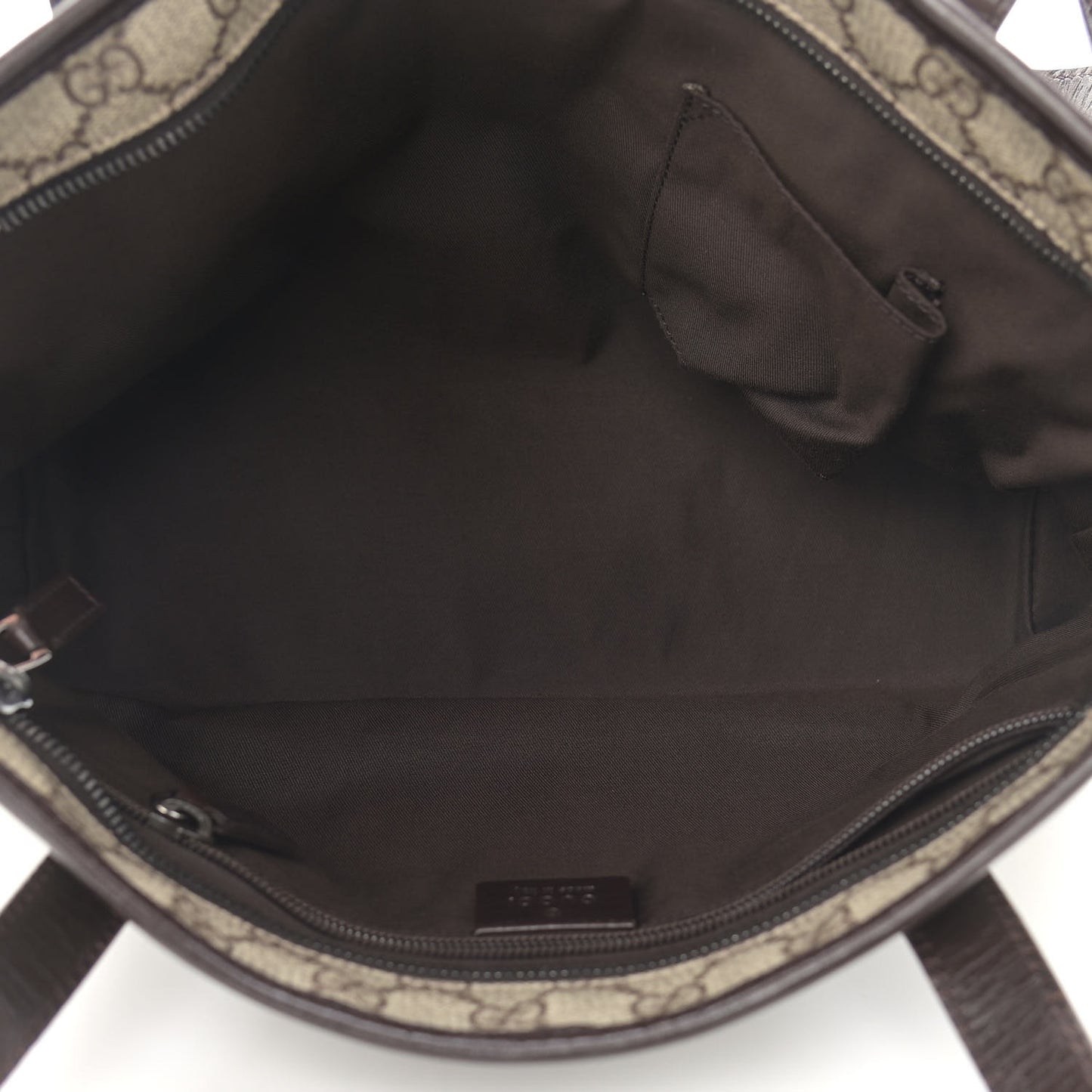 GG Plus Monogram Small Joy Tote Dark Brown