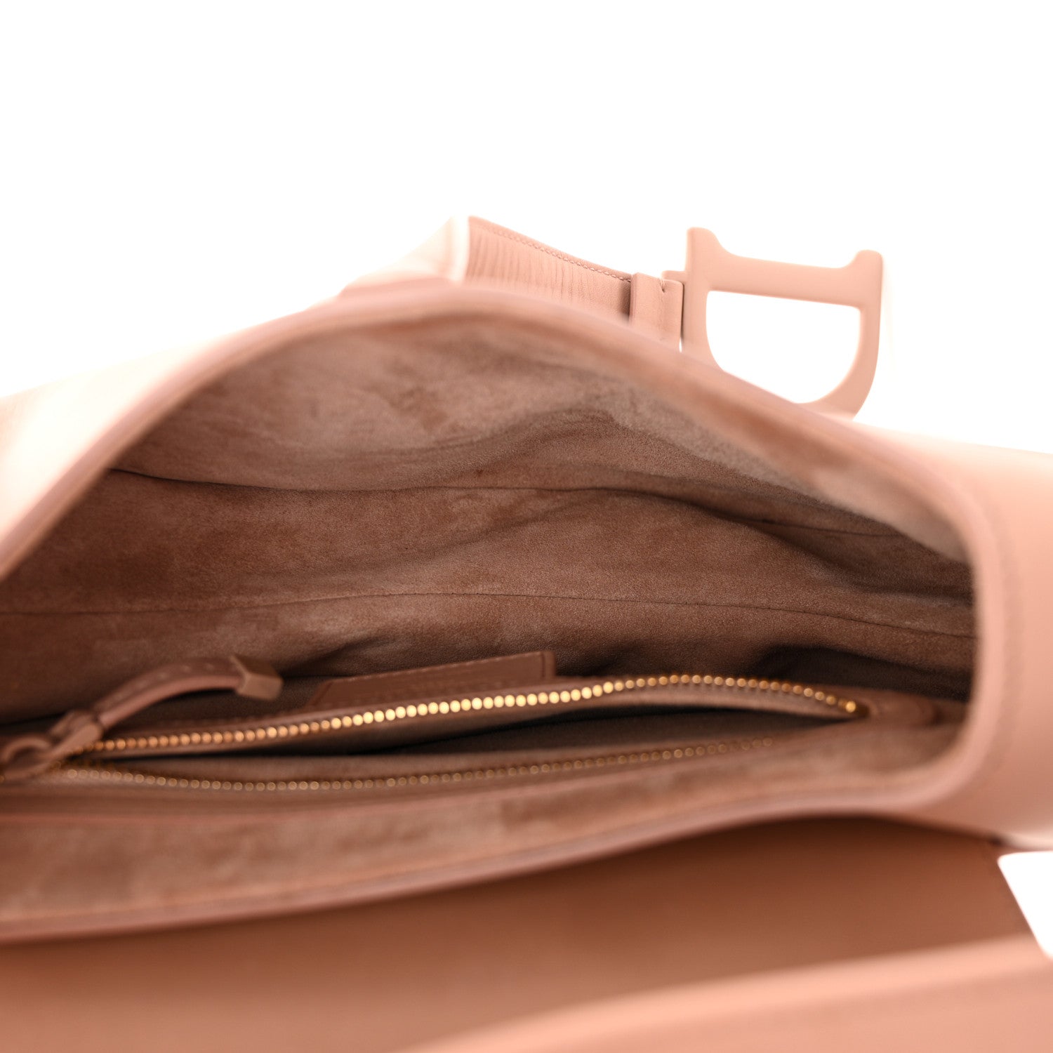 Christian Dior Ultra Matte Calfskin Saddle Bag Blush 5 of 12