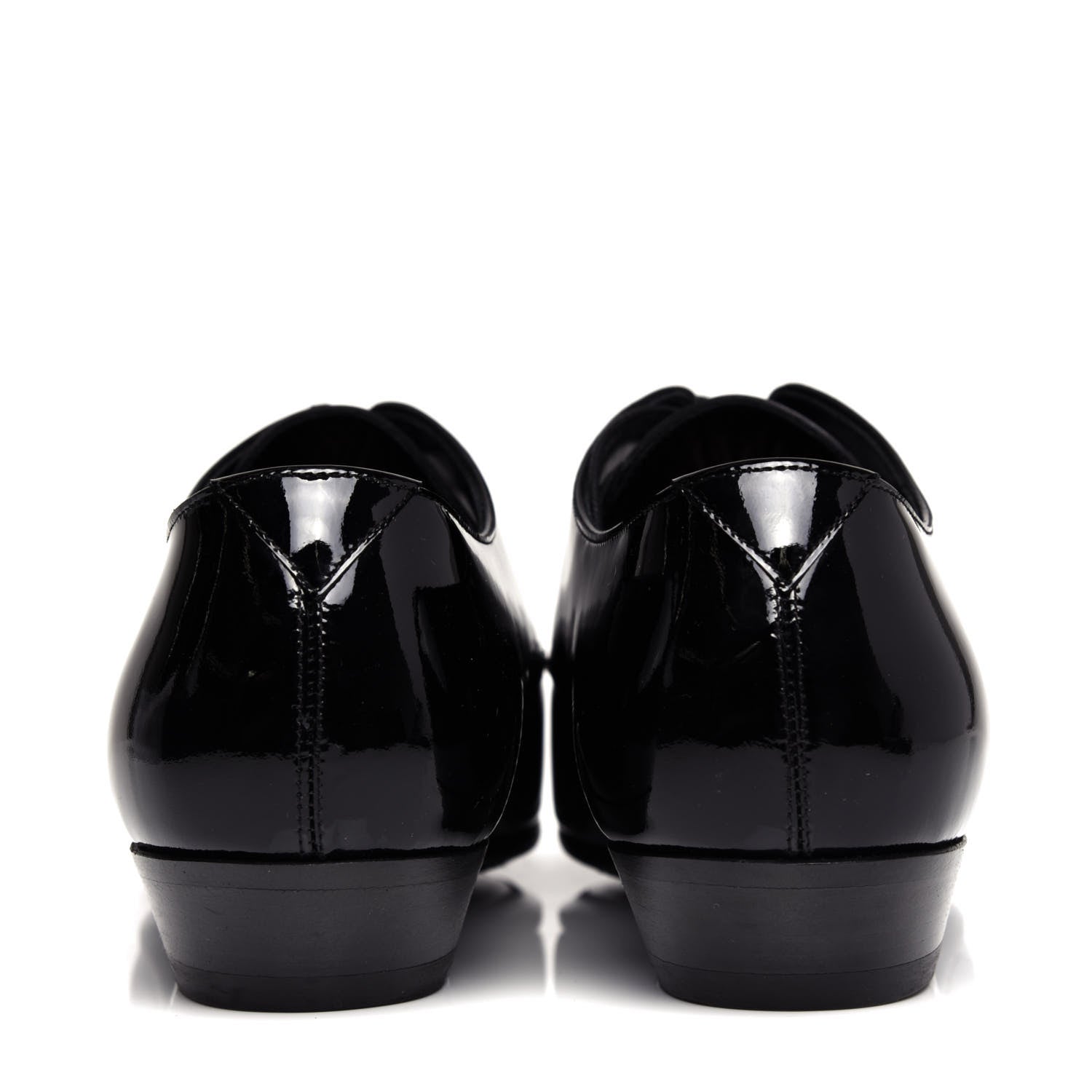 Saint Laurent Patent Calfskin Jonas Derby 36.5 Black 7 of 11