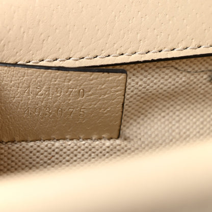 Gucci Textured Calfskin Crystal Mini Dionysus Shoulder Bag Mystic White 7 of 14