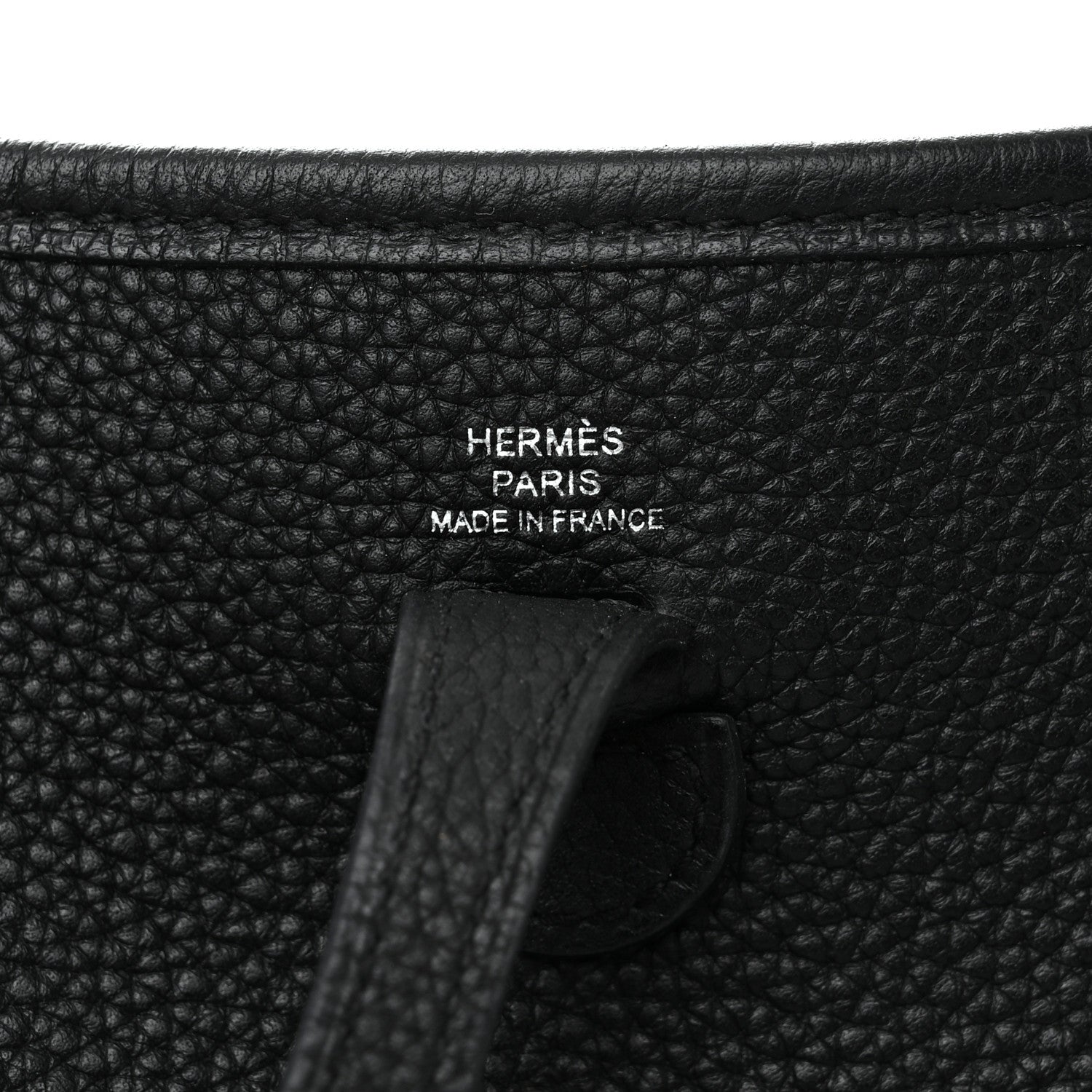 Hermes Taurillon Maurice Zigzag Evelyne TPM Black Bleu Zellige Indigo 6 of 10