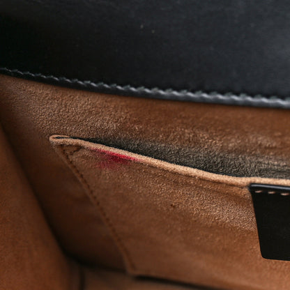 Gucci Calfskin Mini Sylvie Top Handle Bag Black 14 of 14