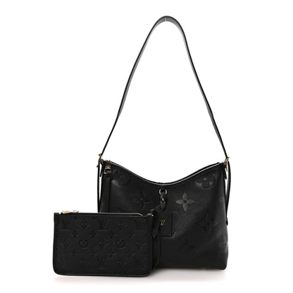 Louis Vuitton Empreinte Carryall PM Black 3 of 10