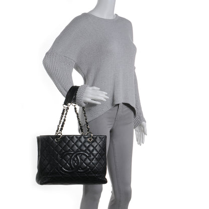 Chanel Caviar Grand Shopping Tote GST Black 2 of 7