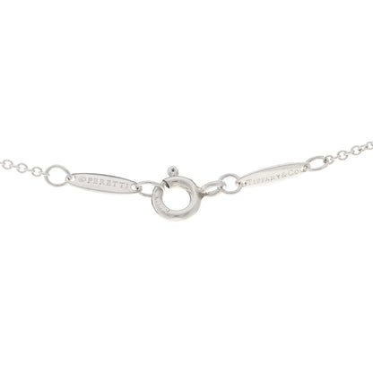 Tiffany Sterling Silver Diamond .03ct Elsa Peretti Diamonds by the Yard Pendant Necklace 4 of 4