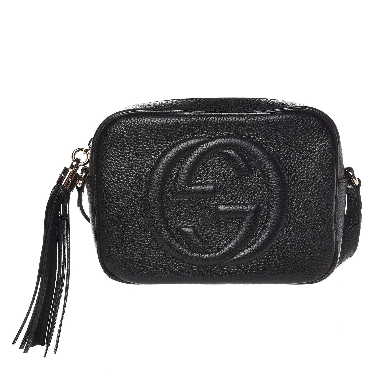 Gucci Pebbled Calfskin Small Soho Disco Bag Black 1 of 7