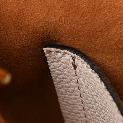 Burberry Grainy Calfskin Medium Sycamore Hobo White 13 of 21