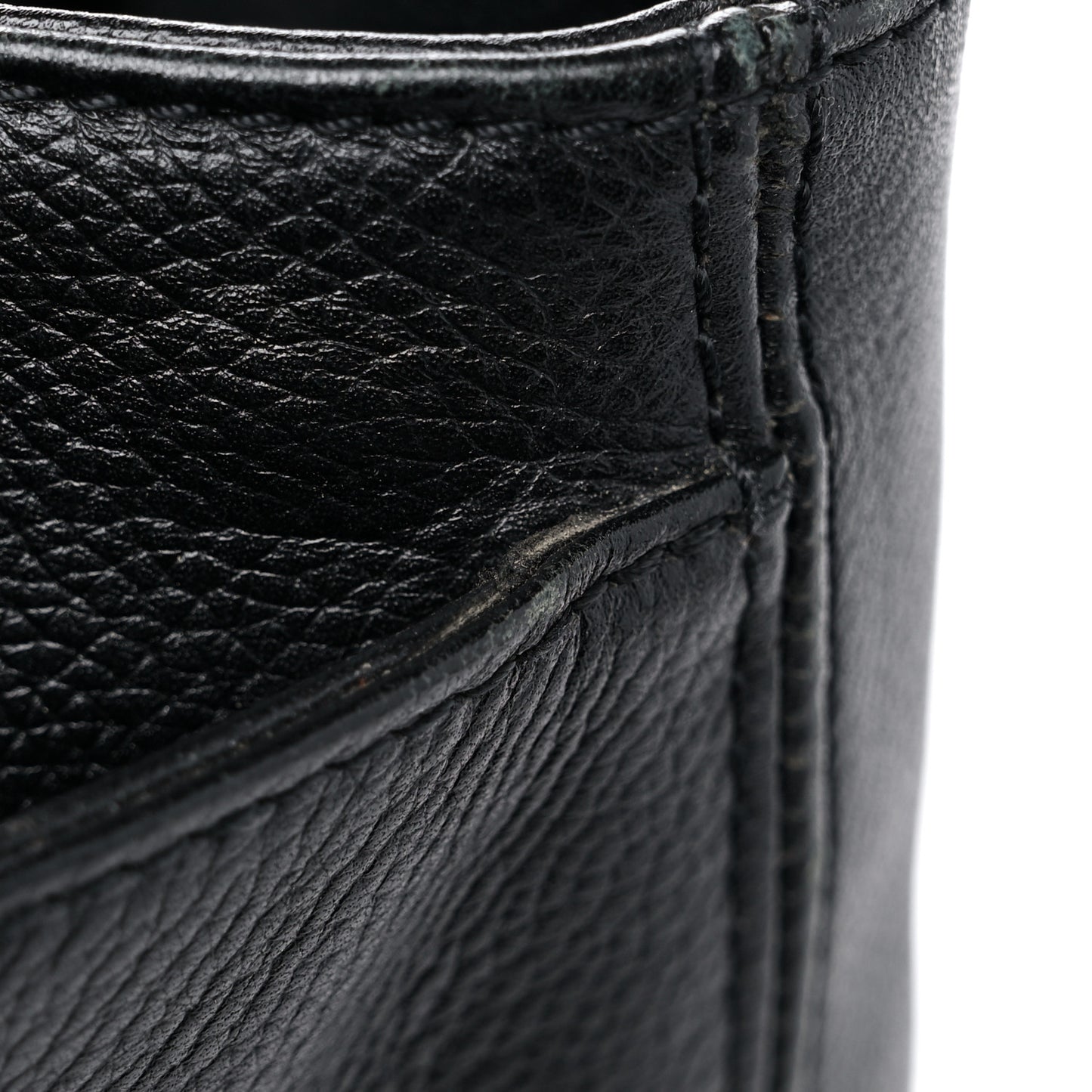 Calfskin Mademoiselle Lock Cerf Executive Shopper Tote Black