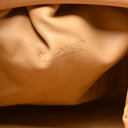 Bottega Veneta Nappa Maxi Intrecciato The Pouch Oversized Clutch Almond 5 of 6