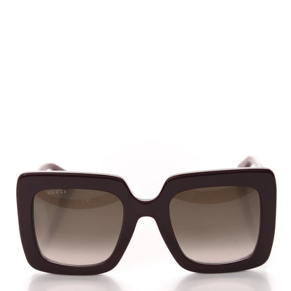 Gucci Acetate Oversize Sunglasses GG0328S Red 2 of 8