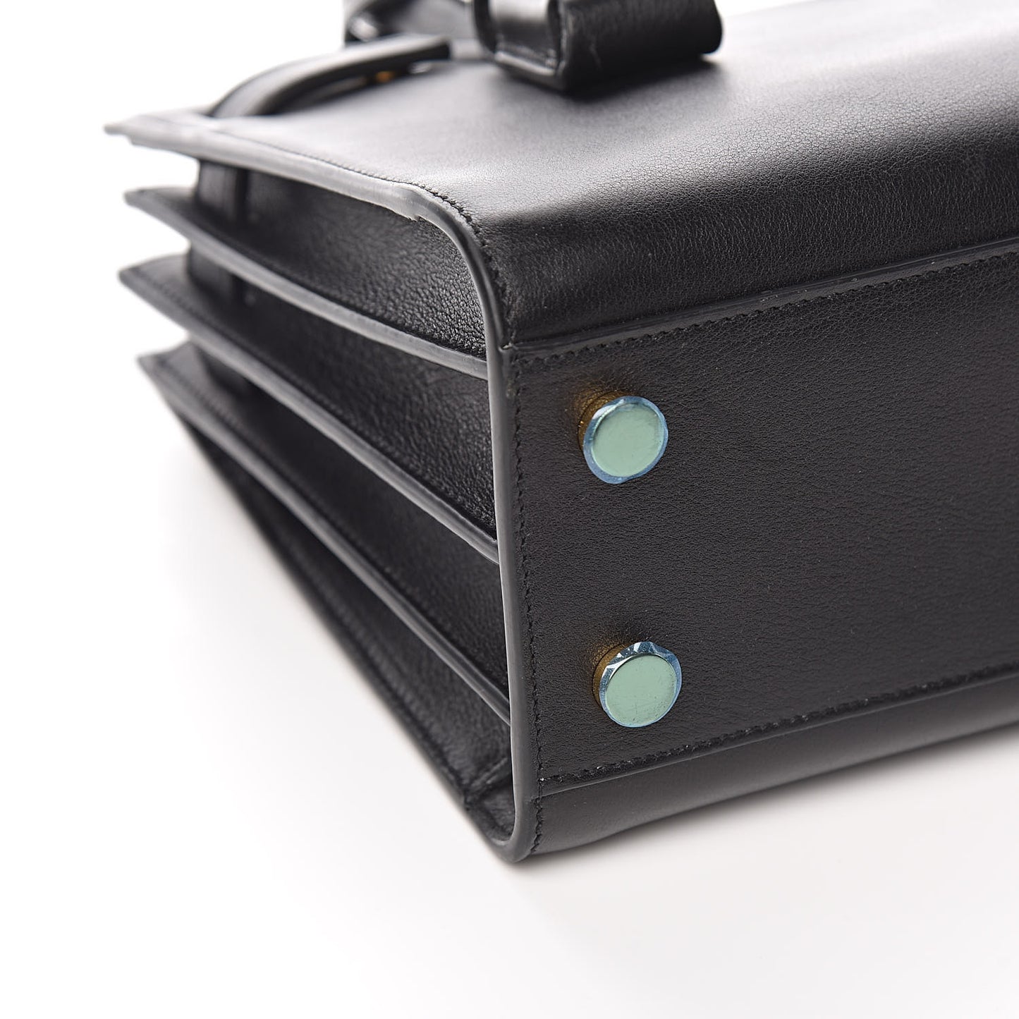 Calfskin Nano Sac De Jour Black