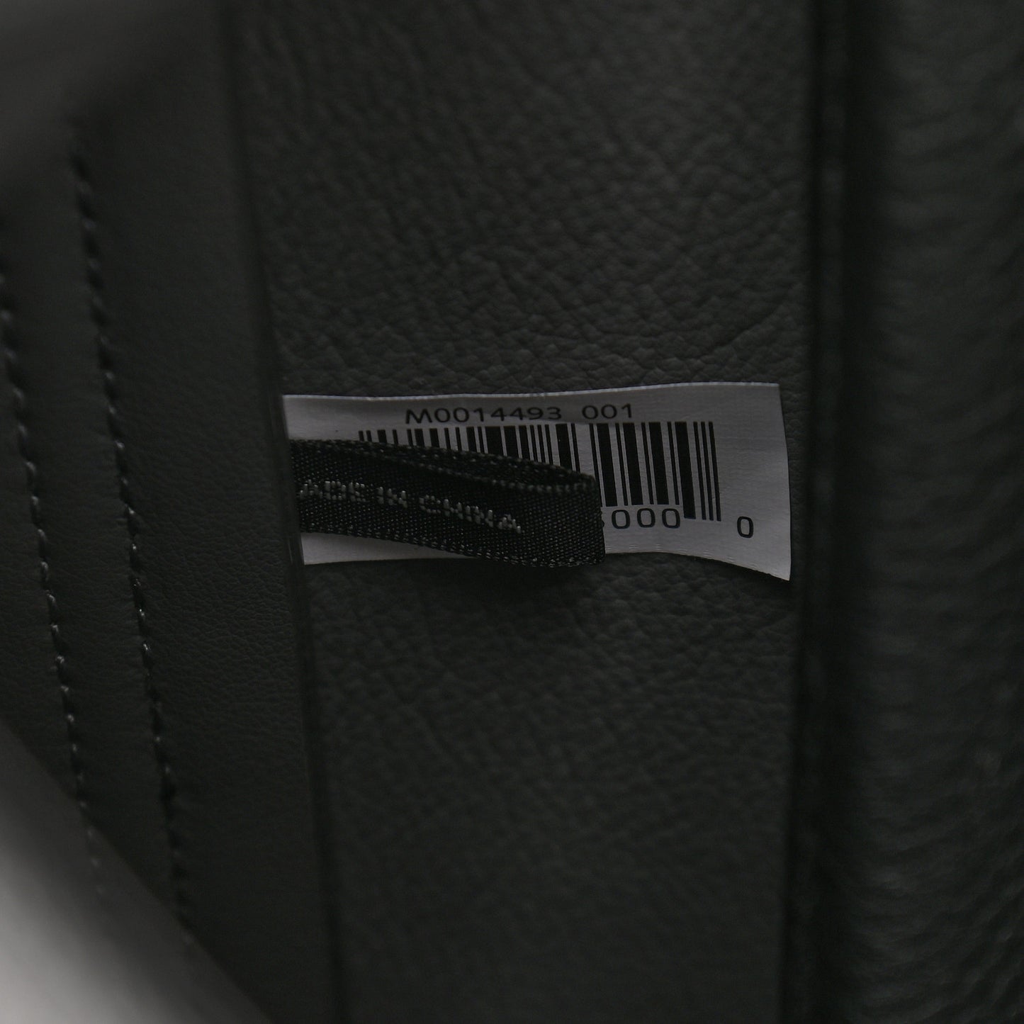 Grained Calfskin The Tag Tote Black