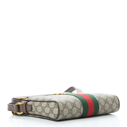 Gucci GG Supreme Monogram Web Small Ophidia Messenger Bag Brown 4 of 13