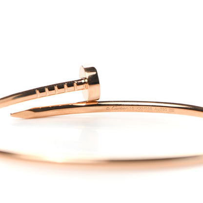 Cartier 18K Pink Gold Small Juste Un Clou Bracelet 16 4 of 6