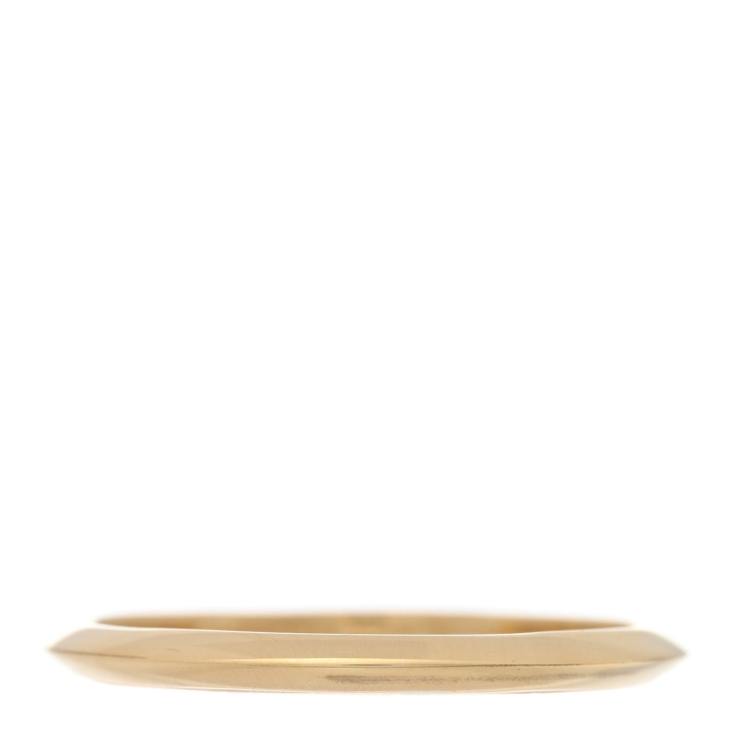 18K Yellow Gold 2mm Knife Edge Wedding Band Ring 56 7.5